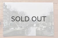 オリジナルポストカード/アムステルダム・・・運河とカナルハウス