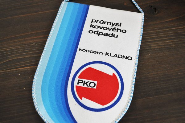 画像3: ◆50%off◆チェコ・ヴィンテージ　ペナント/企業　PKO KLADNO