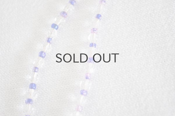 画像3: ◆50%off◆チェコ・ヴィンテージ ボヘミアガラスのネックレス/ブルー