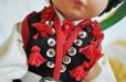 画像4: ドイツ・ヴィンテージ民族衣装のゴム人形/女の子 (4)