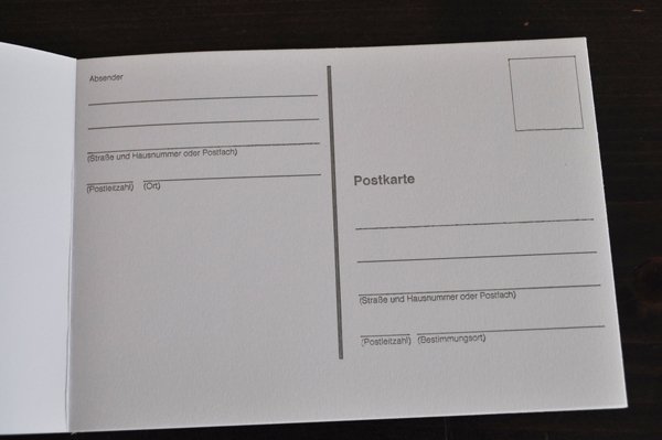 画像2: ドイツ・ドイツポスト（ドイツ郵政）ポストカード10枚セット/白無地（現行品）
