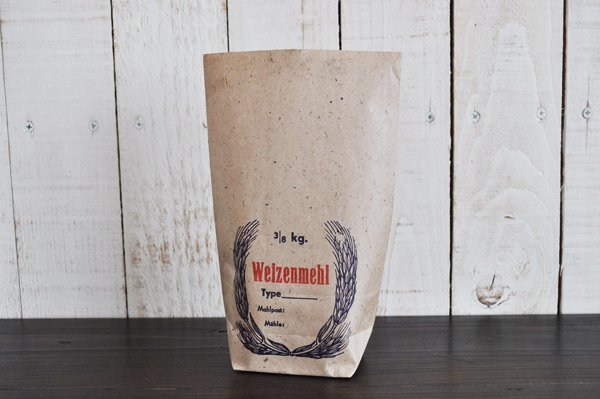 画像1: ドイツ・DDR時代（旧東ドイツ）の紙袋/Weizenmehl（小麦粉）
