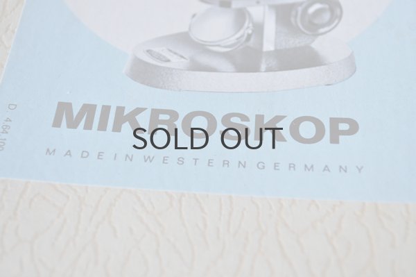 画像8: ドイツ・西ドイツ時代 ヴィンテージ 顕微鏡/箱付