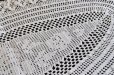 画像4: ドイツ・手編みレースのテーブルセンターマット/楕円 (4)