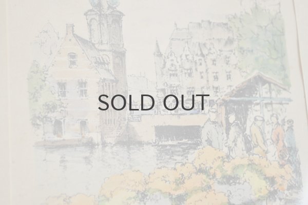 画像4: オランダ・ ヴィンテージ 木製フレーム飾り/風景画