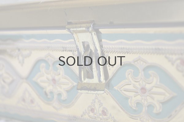 画像4: ドイツ・ヴィンテージ TIN缶/ゴールド/留め金付