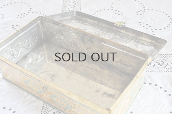 画像3: ドイツ・ヴィンテージ TIN缶/ゴールド/留め金付