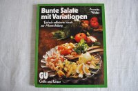 ドイツ・料理本Bunte Salate mit Variationen（カラフルなサラダ）1984年