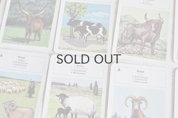 画像7: ドイツ・ヴィンテージ カードゲーム/絵合わせ/動物