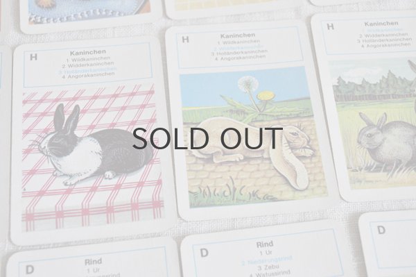 画像6: ドイツ・ヴィンテージ カードゲーム/絵合わせ/動物
