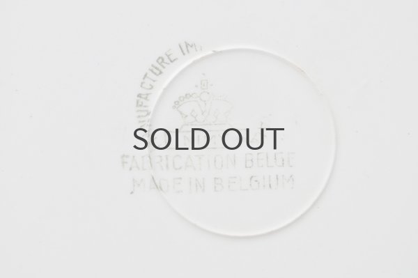 画像8: ベルギー・アンティーク NIMYニミー デザートプレート/イエロー×黒模様