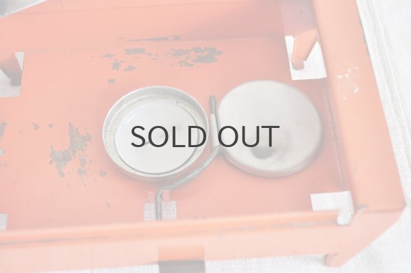 画像4: オランダ・ヴィンテージ卓上キャンドルコンロ/ティーウォーマー/オレンジ