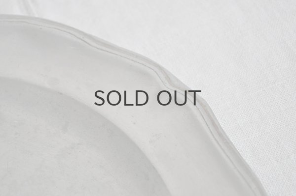 画像3: アメリカ・ヴィンテージピューター製プレート/花リム/WiltonColumbia.PA