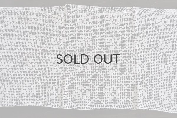 画像4: ドイツ・ヴィンテージ 手編みレースのテーブルランナー