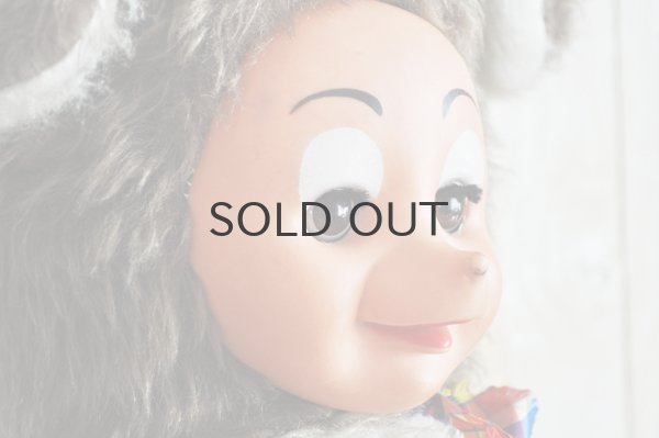 画像7: ドイツ・DDR（東ドイツ）ラバーフェイスドール/長手足ねずみ/ブラウン