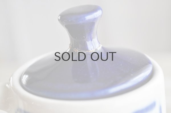 画像5: ドイツ・ヴィンテージ ステンシル青花のミニポット