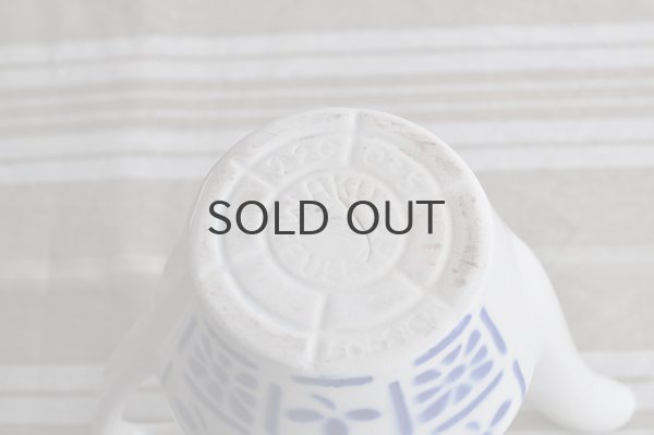 画像6: ドイツ・ヴィンテージ ステンシル青花のミニポット