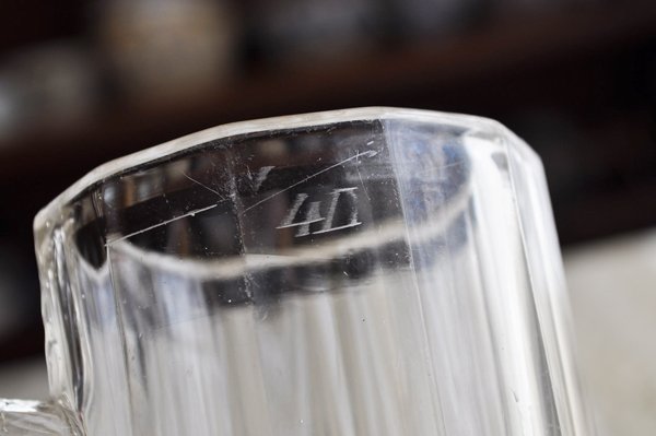 画像3: ドイツ・アンティーク ガラスのビアジョッキ/小さめ