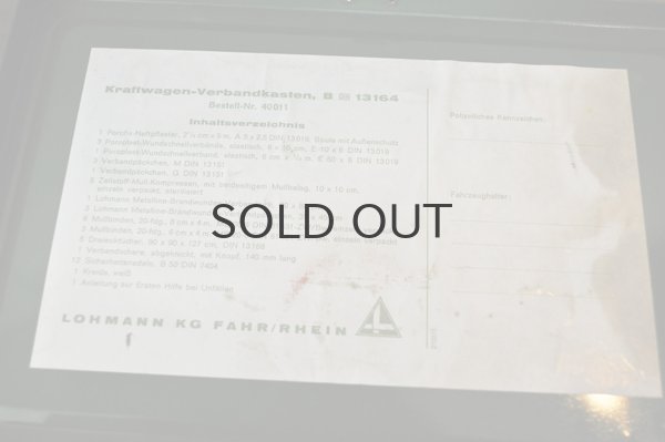 画像5: ドイツ・ヴィンテージTIN缶/Kraftwagen-Verbandkasten/グリーン