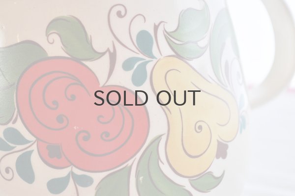 画像4: ドイツ・GDR（東ドイツ）Torgau HEIKEシリーズ大きなピッチャージャグ/フルーツ