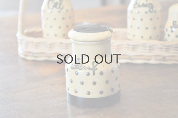 画像3: ドイツ・ヴィンテージ陶器のテーブルセット/かご付