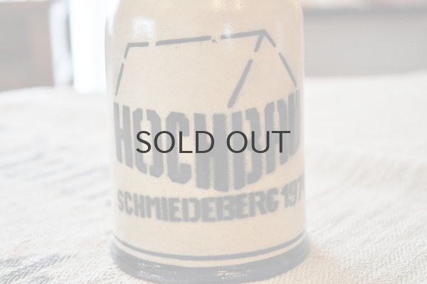 画像4: ドイツ・東ドイツ時代/ 陶器のビアジョッキ/ステンシルHOCHBAU1974