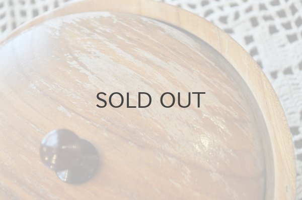 画像7: ドイツ・ヴィンテージ木製ふた付キャニスター/薄茶