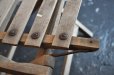 画像7: フランス・アンティーク 木製折りたたみのスツール/背もたれ付