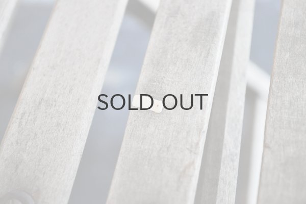 画像8: フランス・アンティーク 木製折りたたみのスツール/背もたれ付