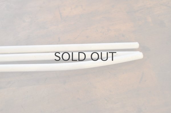 画像4: ドイツ・アンティーク 木製キッチンタオルハンガー3連/ホワイトペイント