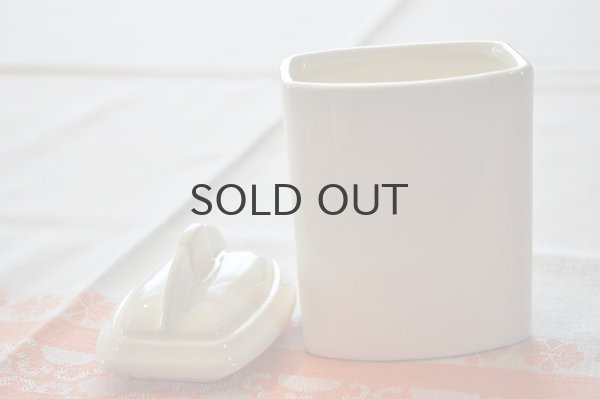 画像4: フランス・陶器ふた付キャニスター/Thé(ティー)