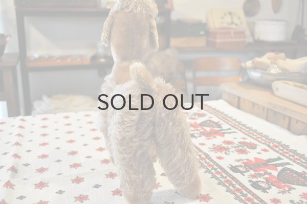 画像7: ドイツ・ヴィンテージ プードルのぬいぐるみ/シルバーベージュ