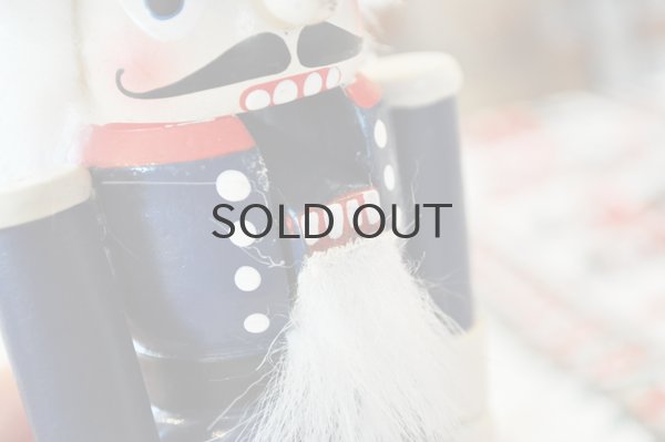 画像6: 【訳あり】ドイツ・ヴィンテージ木製くるみ割り人形/青