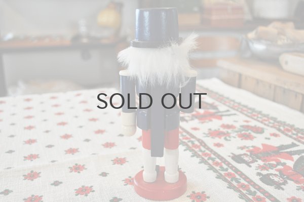 画像3: 【訳あり】ドイツ・ヴィンテージ木製くるみ割り人形/青