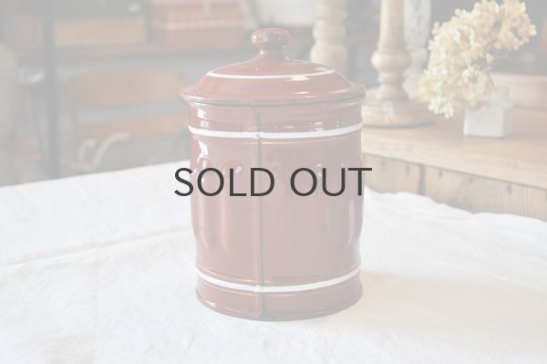 画像5: フランス・アンティーク ホーロー エナメル キャニスター/Sucre（砂糖）