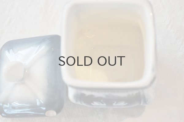 画像4: ドイツ・ヴィンテージ陶器製スパイスキャニスター/スワン/Kummel（キャラウェー）