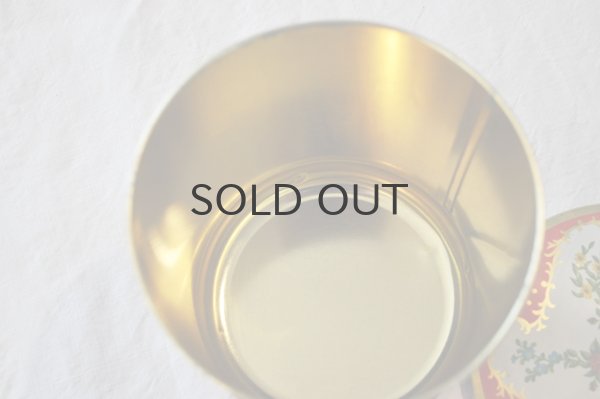 画像6: ドイツ・ヴィンテージTIN缶/ツバメと花/丸