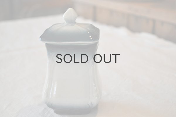 画像3: ドイツ・ヴィンテージ陶器製スパイスキャニスター/スワン/Kummel（キャラウェー）