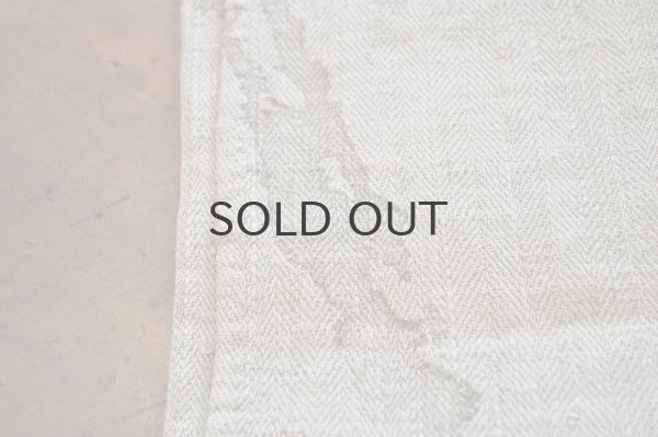 画像7: ドイツ・アンティーク グレインサック（麻袋）/ネイビー×レッドライン