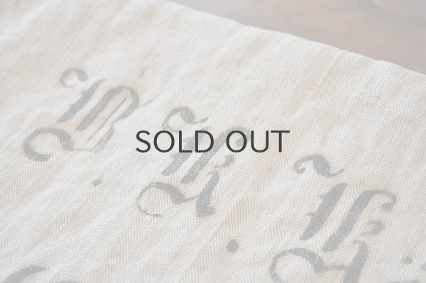 画像7: ドイツ・アンティーク グレインサック（麻袋）/フラクトゥールNo4/1886