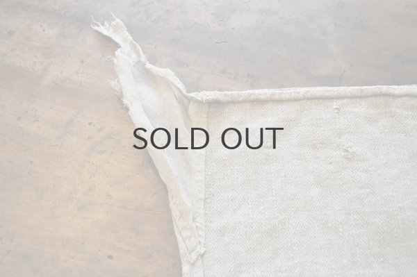 画像8: ドイツ・アンティーク グレインサック（麻袋）/ネイビー×レッドライン