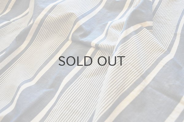 画像3: フランス・アンティーク コットンティッキング/ネイビー×ホワイト/大サイズ