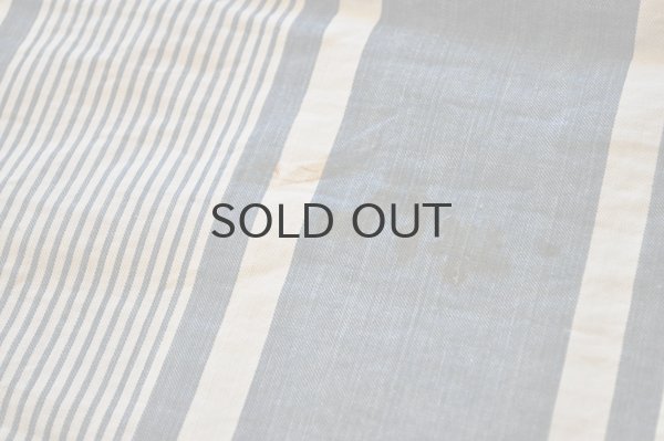 画像7: フランス・アンティーク コットンティッキング/ネイビー×ホワイト/大サイズ