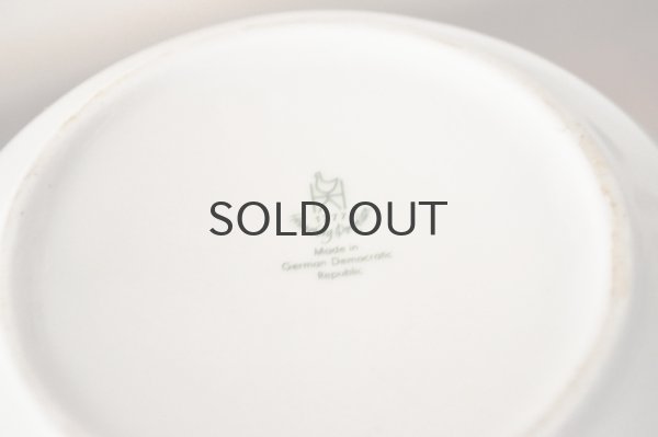 画像6: ドイツ・GDR(東ドイツ)HennebergPorzellan ティーポット/水色丸模様