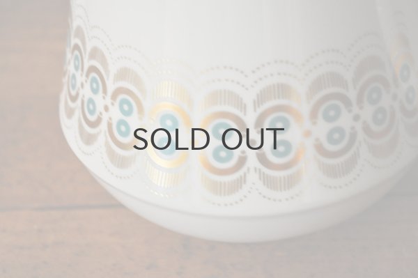 画像3: ドイツ・GDR(東ドイツ)HennebergPorzellan ティーポット/水色丸模様