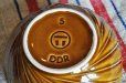 画像4: ドイツ・DDR（東ドイツ）Torgauななめラインのボウル/あめ色サイズ5 (4)