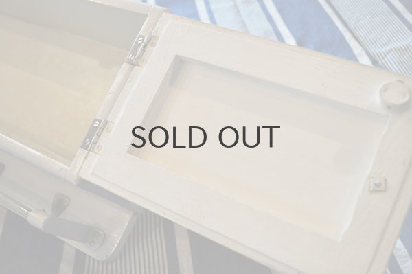 画像6: 【送料無料】ドイツ・ヴィンテージ フック付き壁掛け収納棚/薄グレーホワイト