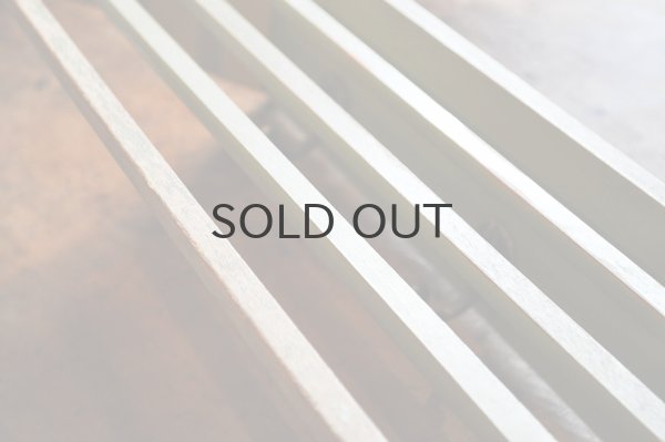 画像7: ドイツ・ヴィンテージ棚付き3連フック/グリーン×アイボリー