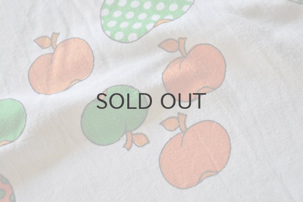 画像5: ドイツ・ヴィンテージ 子供シーツ/りんご
