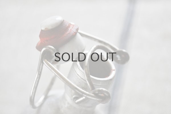 画像4: ドイツ・ヴィンテージ古いアルミのボトル/陶器キャップ/A